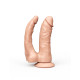 Заказать Двойной гелевый фаллоимитатор на присоске - 16,5 см.