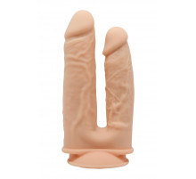Телесный анально-вагинальный фаллоимитатор Double Penetrator - 19,5 см.