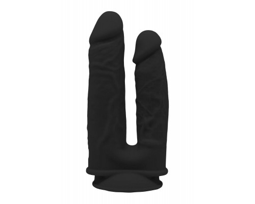 Заказать Черный анально-вагинальный фаллоимитатор Double Penetrator - 19,5 см.