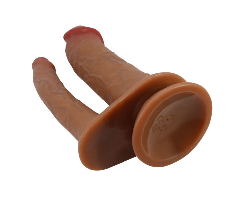 Анально-вагинальный вибратор-реалистик Hulbert - 20 см.