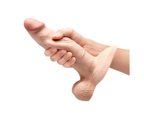 Заказать Телесный анальный фаллоимитатор Slipskin 8’’ Girthy - 20,3 см.