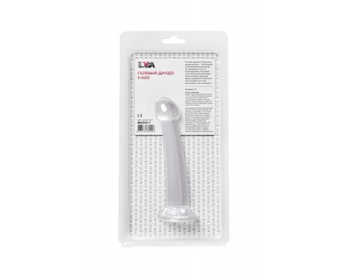 Заказать Прозрачный фаллоимитатор Jelly Dildo S - 15,5 см.