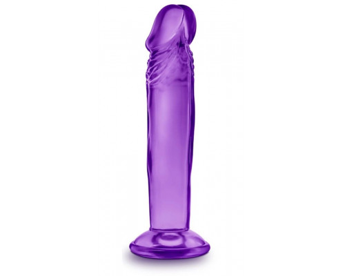Заказать Фиолетовый анальный фаллоимитатор Sweet N Small 6 Inch Dildo With Suction Cup - 16,5 см.