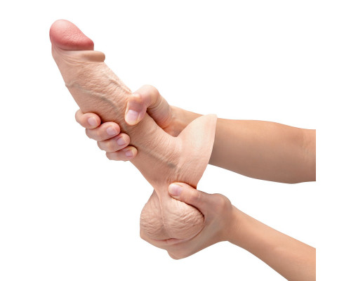 Заказать Телесный анальный фаллоимитатор Slipskin 8’’ Girthy - 20,3 см.