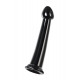 Заказать Черный фаллоимитатор Jelly Dildo M - 18 см.