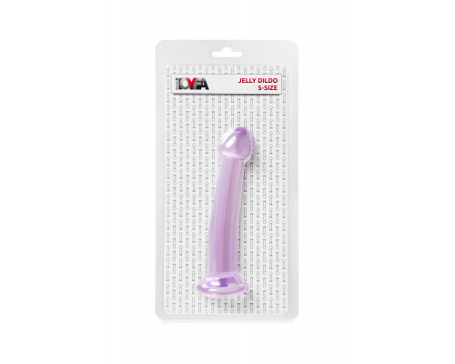 Заказать Фиолетовый фаллоимитатор Jelly Dildo S - 15,5 см.