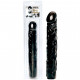 Заказать Чёрный фаллоимитатор BIG BONANZA 13 BLACK BUTT PLUG - 33 см.