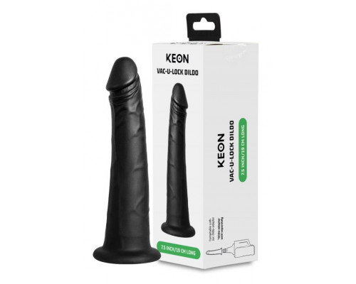 Заказать Черный полый фаллоимитатор для KIIROO Keon - 19,1 см.
