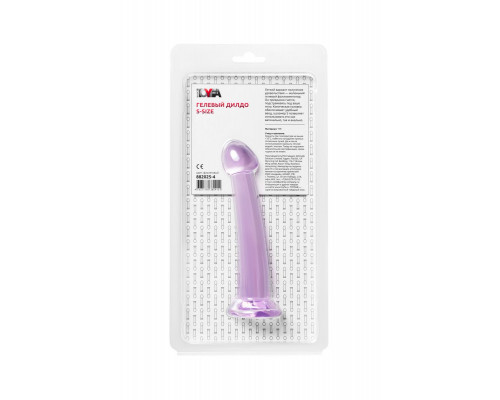 Заказать Фиолетовый фаллоимитатор Jelly Dildo S - 15,5 см.