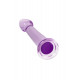 Заказать Фиолетовый фаллоимитатор Jelly Dildo M - 18 см.