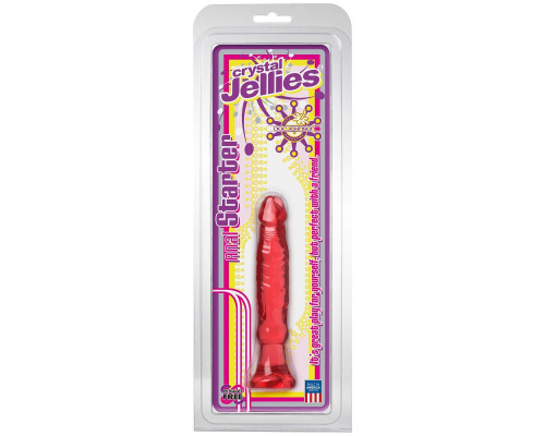 Заказать Розовый анальный стимулятор Crystal Jellies 6  Anal Starter - 11,9 см.