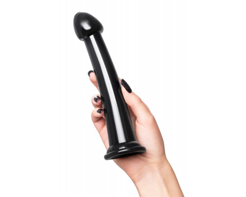 Заказать Черный фаллоимитатор Jelly Dildo M - 18 см.