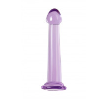 Фиолетовый фаллоимитатор Jelly Dildo S - 15,5 см.