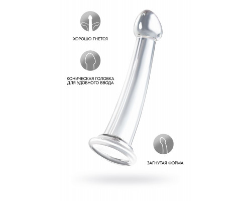 Заказать Прозрачный фаллоимитатор Jelly Dildo S - 15,5 см.