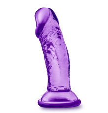Фиолетовый фаллоимитатор на присоске SWEET N SMALL 4INCH DILDO - 11,4 см.
