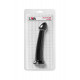 Заказать Черный фаллоимитатор Jelly Dildo M - 18 см.