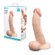 Заказать Телесный анальный фаллоимитатор Slipskin 9’’ Curved - 22 см.