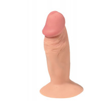 Анальный фаллоимитатор MINI SHINY SHANK OPAL 5 DONG FLESH - 12,7 см.
