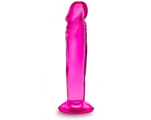 Заказать Розовый анальный фаллоимитатор Sweet N Small 6 Inch Dildo With Suction Cup - 16,5 см.
