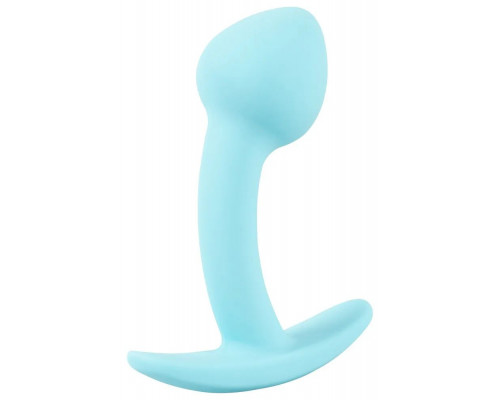 Заказать Голубая анальная втулка Mini Butt Plug - 7,1 см.
