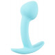Заказать Голубая анальная втулка Mini Butt Plug - 7,1 см.