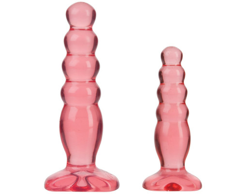 Заказать Набор из двух розовых анальных втулок Crystal Jellies Anal Trainer Kit