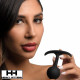 Заказать Черная анальная пробка с утяжелением Premium Silicone 3.3  Weighted Round Plug - 8,4 см.