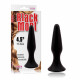 Заказать Черная анальная пробка L Silicone Plug - 12,8 см.