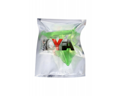 Заказать Зеленая анальная втулка с ограничителем - 6,5 см.