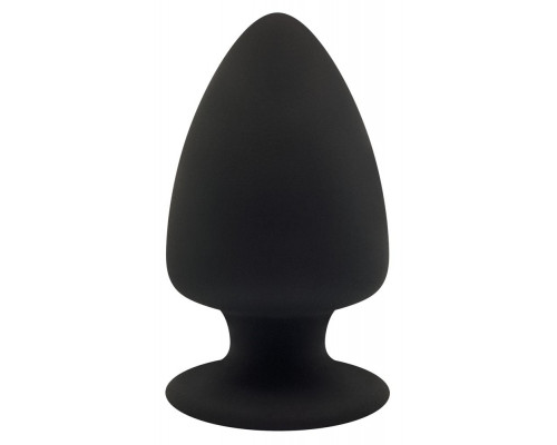 Заказать Черная анальная втулка Premium Silicone Plug S - 9 см.