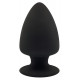 Заказать Черная анальная втулка Premium Silicone Plug S - 9 см.
