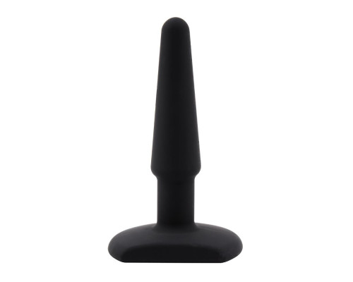 Заказать Черная анальная втулка Silicone Butt Plug 4  - 11 см.