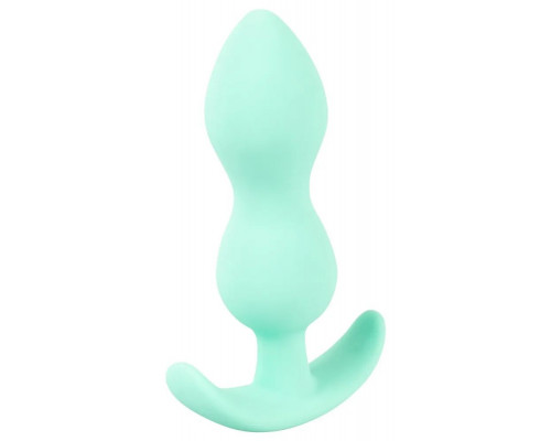 Заказать Аквамариновая анальная втулка Mini Butt Plug - 8,2 см.