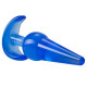 Заказать Синяя анальная пробка в форме якоря Large Anal Plug - 12,2 см.