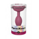 Заказать Сливовая анальная пробка с ограничителем-розой Open Rose Size M Butt Plug