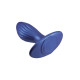 Синяя анальная пробка G Stuck Silicone Anal Plug - 12,5 см.