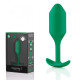 Заказать Зеленая пробка для ношения B-vibe Snug Plug 2 - 11,4 см.