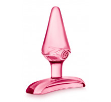 Розовая анальная пробка Jolly Plug - 7 см.