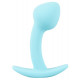 Заказать Голубая анальная втулка Mini Butt Plug - 7,1 см.