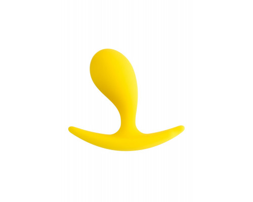 Желтая анальная втулка Blob - 5,5 см.