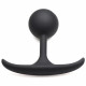Заказать Черная анальная пробка с утяжелением Premium Silicone 3.9  Weighted Round Plug - 9,9 см.