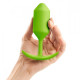 Заказать Лаймовая пробка для ношения B-vibe Snug Plug 3 - 12,7 см.