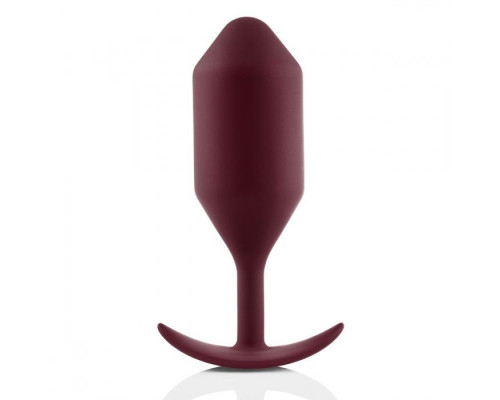 Заказать Бордовая пробка для ношения B-vibe Snug Plug 5 - 14 см.