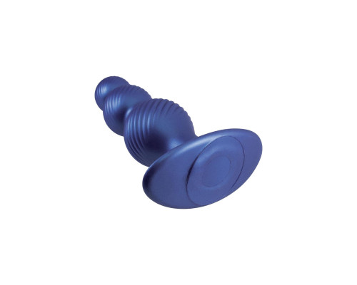 Синяя анальная елочка 5 Inch Silicone Anal Plug - 14 см.