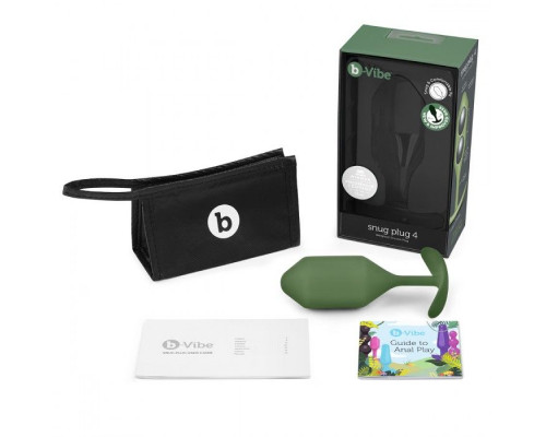 Заказать Пробка цвета хаки для ношения B-vibe Snug Plug 4 - 14 см. Заказать Пробка цвета хаки для ношения B-vibe Snug Plug 4 - 14 см.