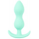 Заказать Аквамариновая анальная втулка Mini Butt Plug - 8,2 см.