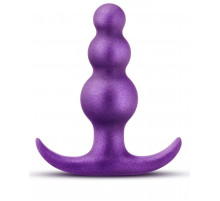 Фиолетовая анальная пробка The Supernova Plug - 7,6 см.