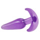 Заказать Фиолетовая анальная пробка в форме якоря Slim Anal Plug - 10,8 см.