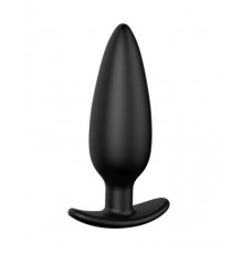 Черная анальная пробка №07 Self Penetrating Butt Plug - 12 см.