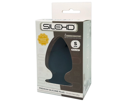 Заказать Черная анальная втулка Premium Silicone Plug S - 9 см.